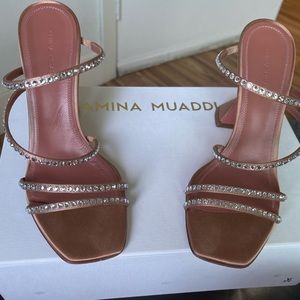 AMINA CRYSTAL SANDALS
